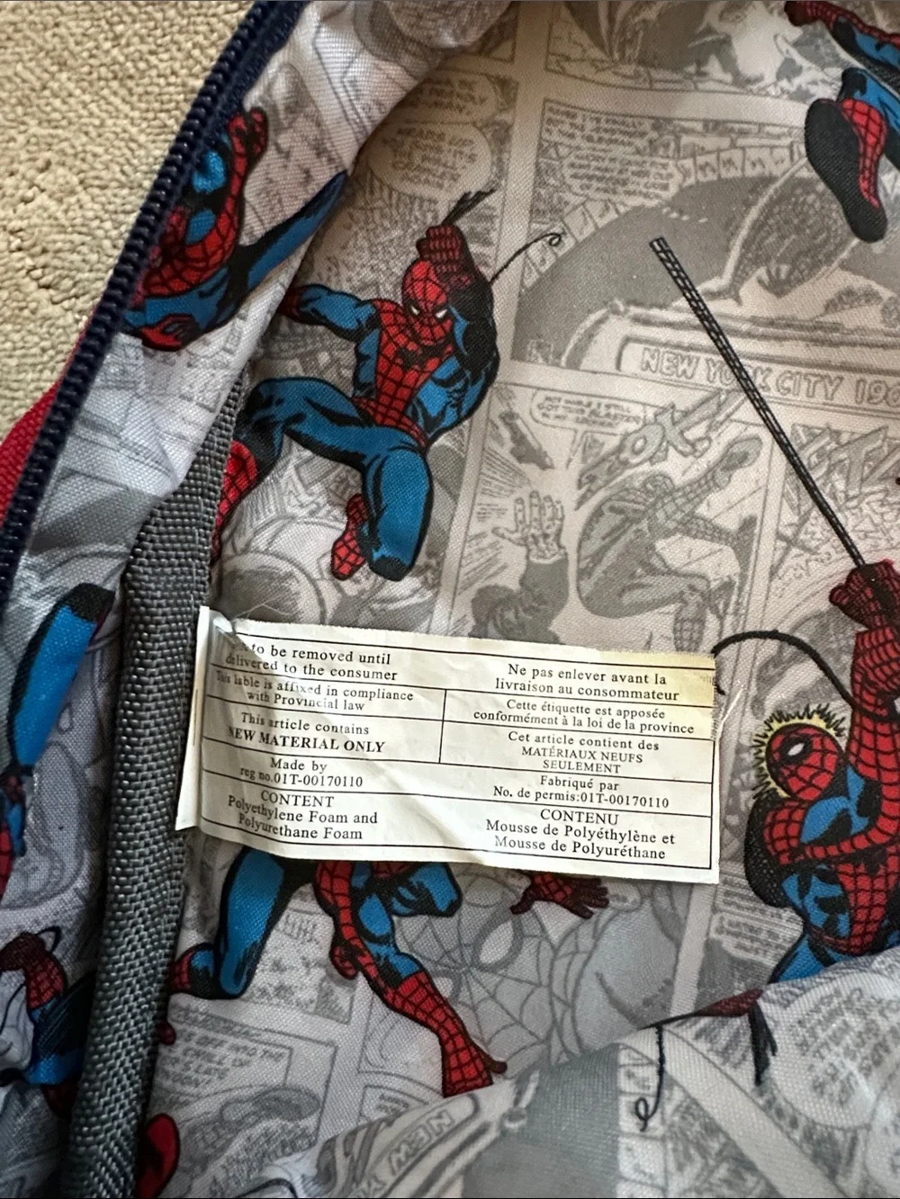 Pottery Barn Kids Spider-Man Fairfax small backpack